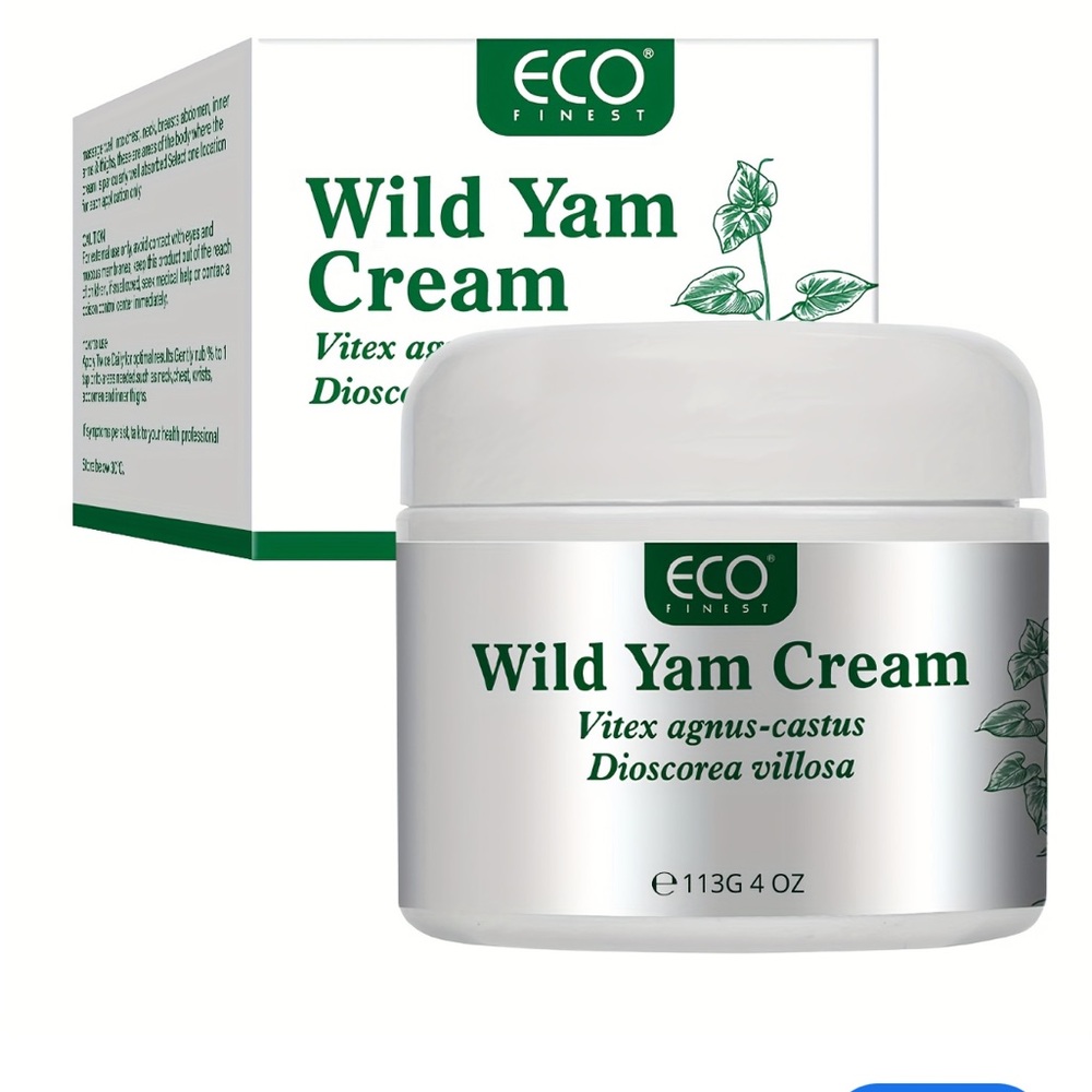 ECO Wild Yam Cream Hormone Balance,100% Natural Organic Wild Yam Root Cream
